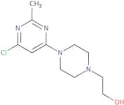 2-(4-(6-Chloro-2-methylpyrimidin-4-yl)piperazin-1-yl)ethan-1-ol