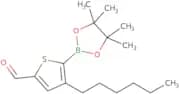 4-Hexyl-5-(4,4,5,5-tetramethyl-1,3,2-dioxaborolan-2-yl)thiophene-2-carbaldehyde