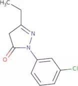 1-(3-Chlorophenyl)-3-ethyl-4,5-dihydro-1H-pyrazol-5-one