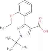 1-tert-Butyl-3-(2-ethoxyphenyl)-1H-pyrazole-4-carboxylic acid