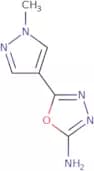 5-(1-Methyl-1H-pyrazol-4-yl)-1,3,4-oxadiazol-2-amine