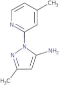 3-Methyl-1-(4-methylpyridin-2-yl)-1H-pyrazol-5-amine