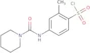 2-Methyl-4-[(piperidine-1-carbonyl)amino]benzenesulfonyl chloride