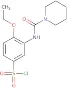 4-Ethoxy-3-(piperidine-1-carboxamido)benzene-1-sulfonyl chloride