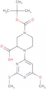 4-(6-Methoxy-2-methylsulfanyl-pyrimidin-4-yl)-piperazine-1,3-dicarboxylic acid 1-tert-butyl ester