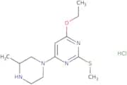 4-Ethoxy-6-(3-methyl-piperazin-1-yl)-2-methylsulfanyl-pyrimidine hydrochloride