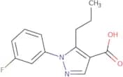 1-(3-Fluorophenyl)-5-propyl-1H-pyrazole-4-carboxylic acid
