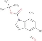 tert-Butyl 5-bromo-4-formyl-7-methyl-indole-1-carboxylate