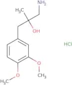 1-Amino-3-(3,4-dimethoxyphenyl)-2-methylpropan-2-ol hydrochloride
