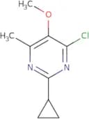 4-Chloro-2-cyclopropyl-5-methoxy-6-methylpyrimidine