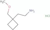 2-[1-(Methoxymethyl)cyclobutyl]ethan-1-amine hydrochloride