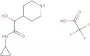 N-Cyclopropyl-2-hydroxy-2-(piperidin-4-yl)acetamide, trifluoroacetic acid