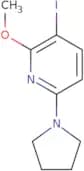3-Iodo-2-methoxy-6-(pyrrolidin-1-yl)pyridine