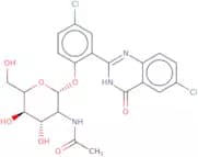 2-(5'-Chloro-2'-hydroxyphenyl)-6-chloro-4(3H)-quinazolinonyl a-D-N-acetylgalactosamine
