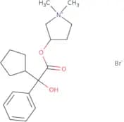 (R)-3-((S)-2-Cyclopentyl-2-hydroxy-2-phenylacetoxy)-1,1-dimethylpyrrolidin-1-ium bromide