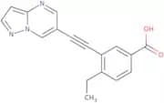 4-Ethyl-3-(2-{pyrazolo[1,5-a]pyrimidin-6-yl}ethynyl)benzoic acid