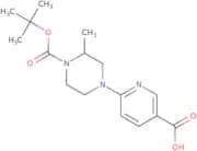 6-{4-[(Tert-Butoxy)carbonyl]-3-methylpiperazin-1-yl}pyridine-3-carboxylic acid