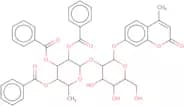 4-Methylumbelliferyl 2-O-(2,3,4-tri-O-benzoyl-a-L-fucopyranosyl)-b-D-galactopyranoside