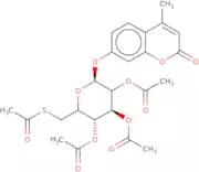 4-Methylumbelliferyl 6-deoxy-2,3,4,6-tetra-O-acetyl-6-thio-b-D-glucopyranoside