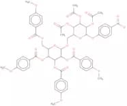 4-Nitrophenyl 2,3,4-tri-O-acetyl-6-O-(2,3,4,6-tetra-O-[4-methoxybenzyl]-a-D-glucopyranosyl)-a-D-gl…