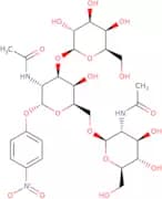 4-Nitrophenyl 2-acetamido-6-O-(2-acetamido-2-deoxy-b-D-glucopyranosyl)-3-O-(b-D-galactopyranosyl)-…