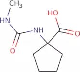 1-[(Methylcarbamoyl)amino]cyclopentane-1-carboxylic acid