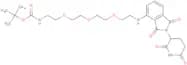 tert-Butyl (2-(2-(2-(2-((2-(2,6-dioxopiperidin-3-yl)-1,3-dioxoisoindolin-4-yl)amino)ethoxy)ethoxy)…