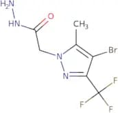2-[4-Bromo-5-methyl-3-(trifluoromethyl)-1H-pyrazol-1-yl]acetohydrazide