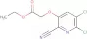 ethyl 2-[(5,6-dichloro-2-cyanopyridin-3-yl)oxy]acetate
