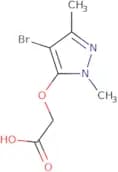 2-((4-Bromo-1,3-dimethyl-1H-pyrazol-5-yl)oxy)acetic acid