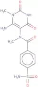 6-Amino-5-(4-sulfonamidobenzoyl)-N-(methylamino)-1-methyluracil
