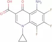5-Amino-1-cyclopropyl-6,7,8-trifluoro-4-oxo-1,4-dihydro-3-quinolinecarboxylic acid