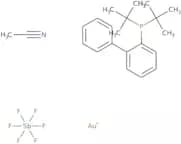 (Acetonitrile)[(biphenyl-2-yl)di-tert-butylphosphine]gold(1+) hexafluoroantimonate