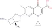 7-[(1R,5S,6S)-6-Amino-1-Methyl-3-Azabicyclo[3.2.0]Heptan-3-Yl]-1-Cyclopropyl-6-Fluoro-4-Oxo-1,8-Na…