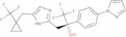 (alphaS)-α-[4-(1H-Pyrazol-1-yl)phenyl]-α-(trifluoromethyl)-5-[[1-(trifluoromethyl)cyclopropyl]meth…
