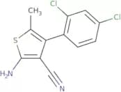 2-Amino-4-(2,4-dichlorophenyl)-5-methylthiophene-3-carbonitrile