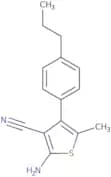 2-Amino-5-methyl-4-(4-propylphenyl)thiophene-3-carbonitrile