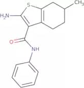 2-Amino-6-methyl-N-phenyl-4,5,6,7-tetrahydro-1-benzothiophene-3-carboxamide