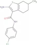 2-Amino-N-(4-chlorophenyl)-6-methyl-4,5,6,7-tetrahydro-1-benzothiophene-3-carboxamide
