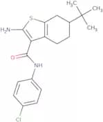 2-Amino-6-tert-butyl-N-(4-chlorophenyl)-4,5,6,7-tetrahydro-1-benzothiophene-3-carboxamide