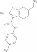 2-Amino-6-ethyl-N-(4-methylphenyl)-4,5,6,7-tetrahydro-1-benzothiophene-3-carboxamide