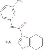 2-Amino-N-(3-methylphenyl)-4,5,6,7-tetrahydro-1-benzothiophene-3-carboxamide