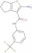 2-Amino-N-[3-(trifluoromethyl)phenyl]-5,6-dihydro-4H-cyclopenta[b]thiophene-3-carboxamide
