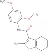 2-Amino-N-(2,4-dimethoxyphenyl)-4,5,6,7-tetrahydro-1-benzothiophene-3-carboxamide