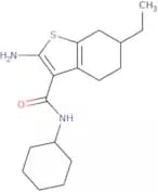 2-Amino-N-cyclohexyl-6-ethyl-4,5,6,7-tetrahydro-1-benzothiophene-3-carboxamide