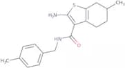 2-Amino-6-methyl-N-(4-methylbenzyl)-4,5,6,7-tetrahydro-1-benzothiophene-3-carboxamide