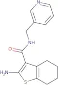 2-Amino-N-(pyridin-3-ylmethyl)-4,5,6,7-tetrahydro-1-benzothiophene-3-carboxamide