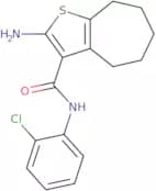 2-Amino-N-(2-chlorophenyl)-5,6,7,8-tetrahydro-4H-cyclohepta[b]thiophene-3-carboxamide