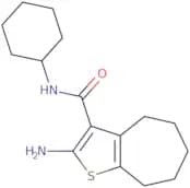 2-Amino-N-cyclohexyl-5,6,7,8-tetrahydro-4H-cyclohepta[b]thiophene-3-carboxamide