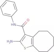 2-Amino-N-phenyl-4,5,6,7,8,9-hexahydrocycloocta[b]thiophene-3-carboxamide